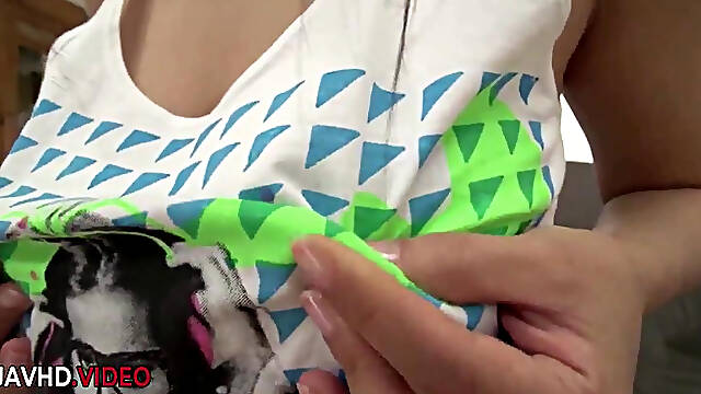 Hot Amateur Asian Threesome Featuring Saki Sudous Explosive Blowjob Skills