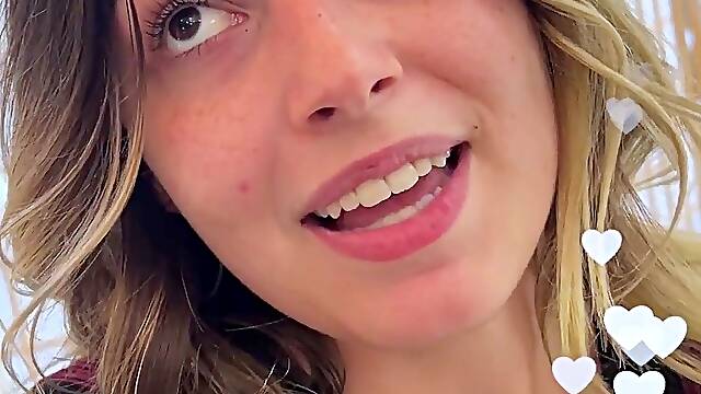 Amateur Blonde Blowjob handjob Huge Facial