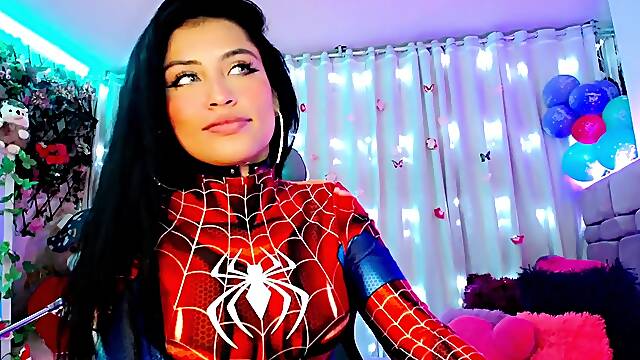 Hottest brunette solo webcam masturbation 2