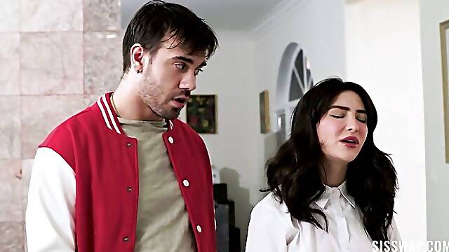 Sis Swap featuring Jane Wilde and Chanel Camryns medium size tits clip