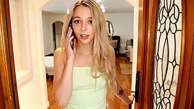 Tight pussy pays credit debts