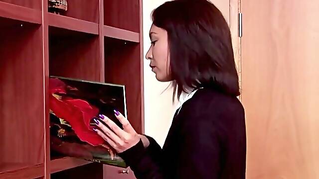 Watch these stunning lesbian babes go wild with anal fingering and kissing after their long and boring class