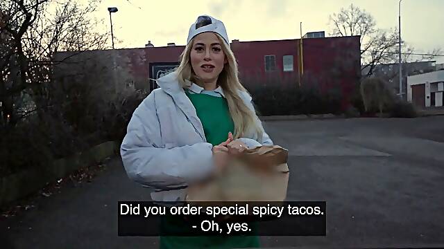 Maya Roses 18-year-old taco get demolished by a big cock in public