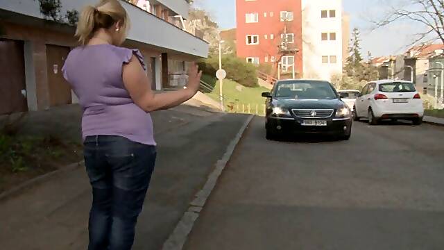 Get ready to indulge in a curvy, blonde milf with big tits, eager to please with a sloppy...