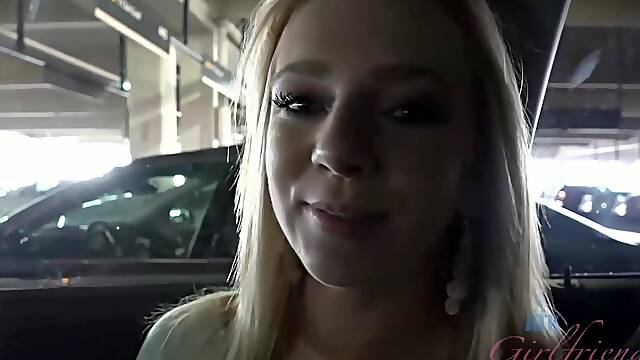 Tiffany Has A Tampon Sting Hanging Out Of Her Pussy. With Tiffany Watson