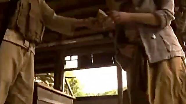 Japanese fucked by soldier