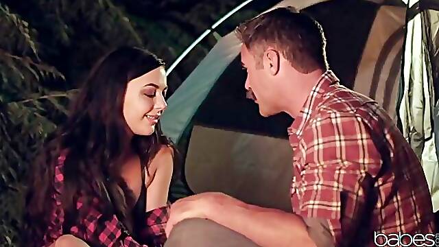 Whitney Wright likes to go camping because she always gets fucked in the middle of the night