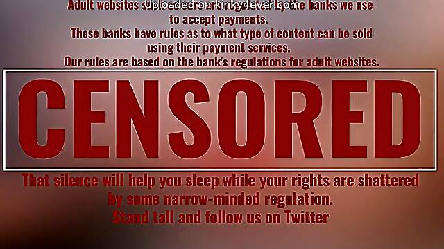 Big tits blonde gets caught and tied up on the carpet