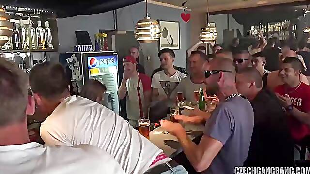 Silvia Dellai and Eveline Dellai in wild gangbang