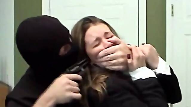 Aes Blonde Policewoman Bound