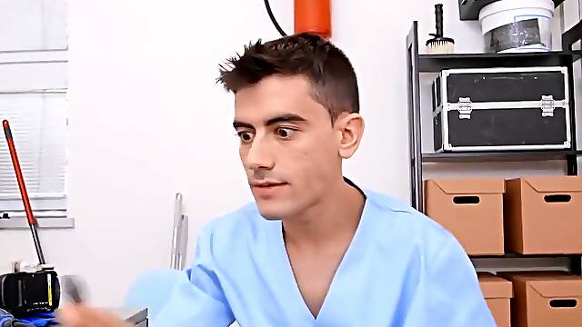 Angel Wicky And Jordi El Nino Polla In Young Guy In Uniform Gives His Work Colleague Anal Sex And Orgasm