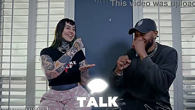 Rosa Rouge Blind Taste Test ArtemiXXX Thick Dick Then Gets Fucked Hard