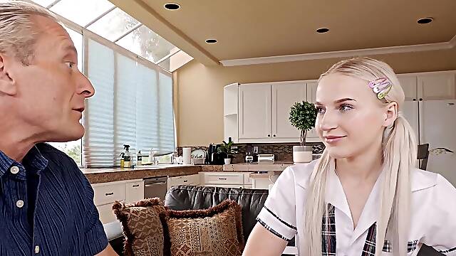 Sage Rabbit, the playful teen, gets passionately taken by her man