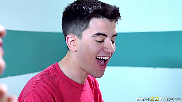 Busty school teacher Ms. Brooklyn Chase fucks her students