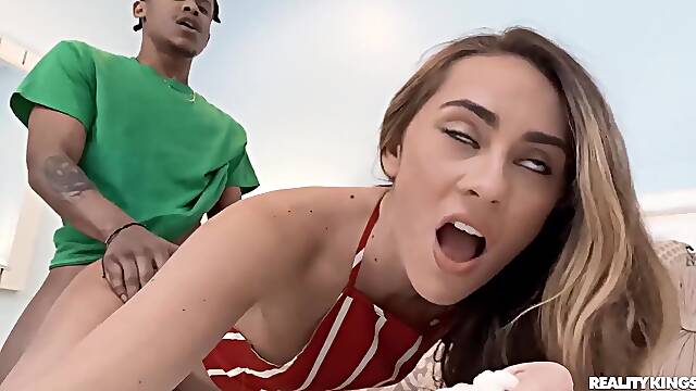 Lewd teen MacKenzie Mace enjoys BBC