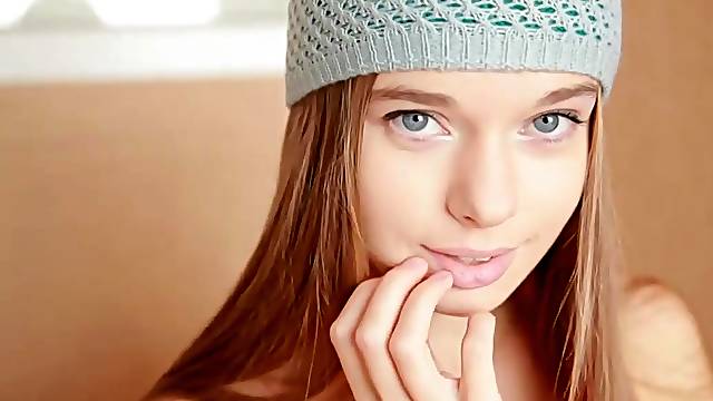 Cute teen girl Milena hot softcore erotic solo