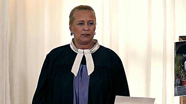 MATURE4K. Aged woman with large melons cheated on her spouse and ended up in court