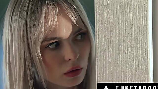 PURE TABOO Virgin Incel Seduces Inexperienced Swap Student Lilly Bell Behind To Get Back At His Stepmom!