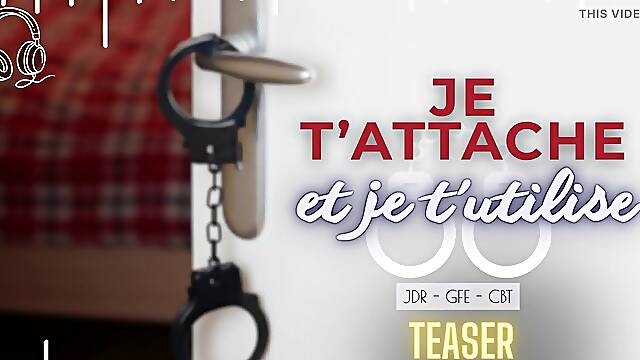 I Tie U Up And I Use U - French audio femdom cbt