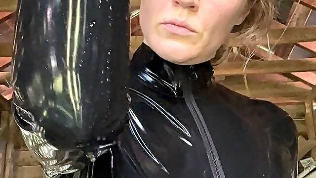 Post-Filming Latex Sweat