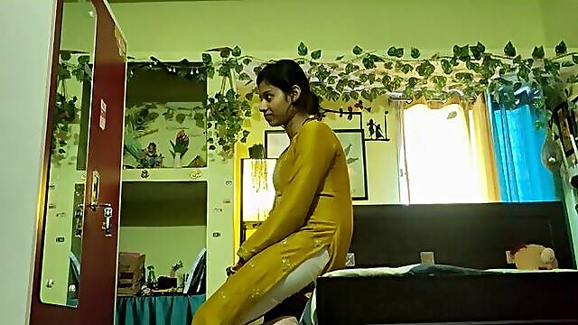 Indian Wife In Yellow Kurti – Slow Facesitting, Foot Worship & Femdom Control