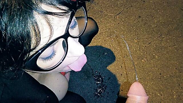 Can I Use Your Face as My Toilet Mommy? Piss Blowjob