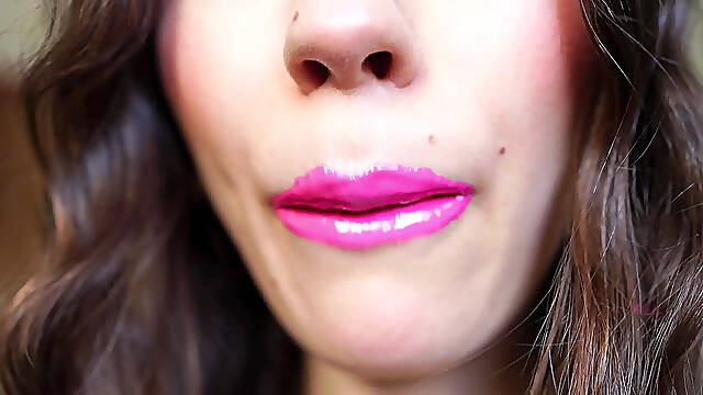 Layers of Pink Lipgloss