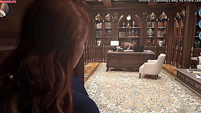 Boundaries of Morality (part 14) by Novel-games - Wife Sucks Husband's Dick in Their Room