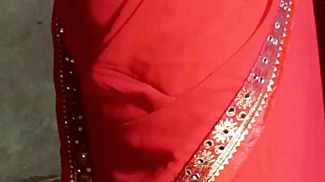 My Bald Stepbrother Wants to Fuck Me in Red Saree