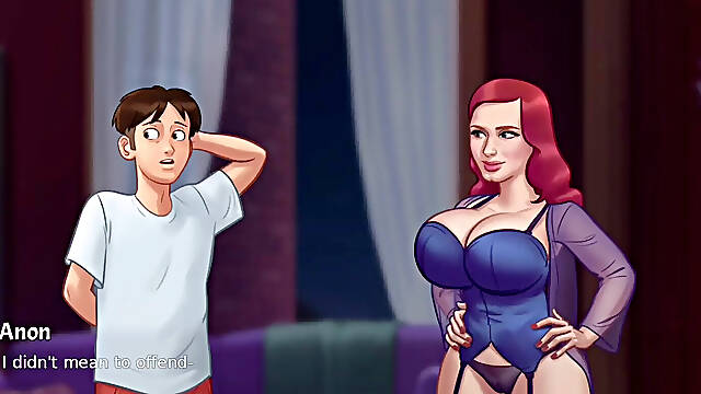 Anon Fucks Big Boobs Beautiful Woman in the Best of His Life? Part 1 Summer Time Saga Gameplay