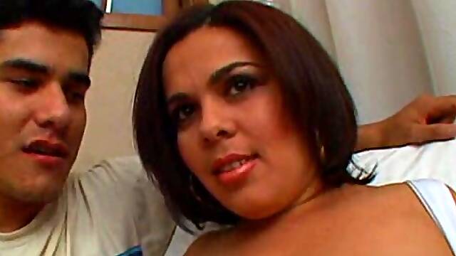 Homemade video with an amateur chick being drilled good on the bed